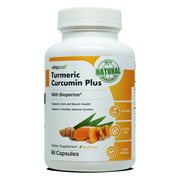 VitaPost Turmeric Curcumin Plus Supplement for Joint, Muscle, Immune System Support - 60 Capsules