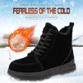 thumbnail image 5 of Botas De Nieve De Felpa Calzado plano informal para mujer, botas con cordones de piel sintética, talla 36-40, botas de invierno para mujer DQrwqpou Tenis De Mujer Tenis De Hombre, 5 of 5