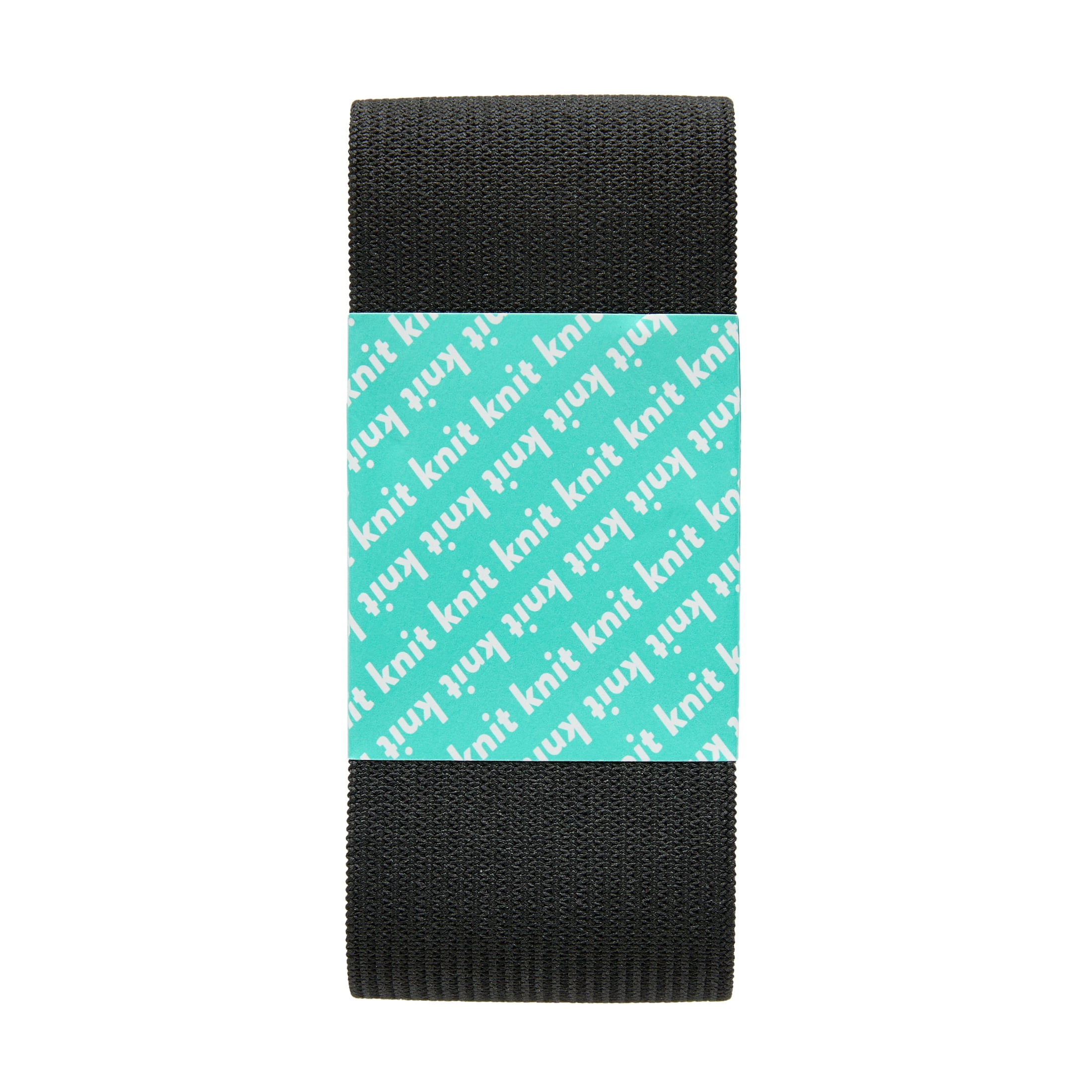 (4 pack) Hello Hobby Heavy Stretch Knitted Waistband Sewing Elastic, 1.5" x 1.25 yd, Black