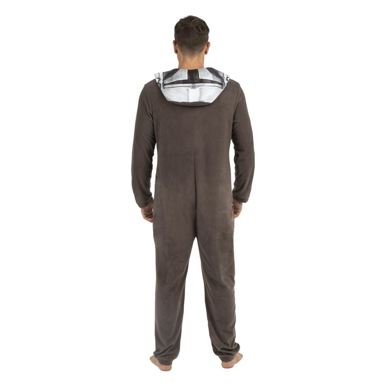 Star Wars Mandalorian Baby Yoda Mens Onesie Pajama Costume Mando