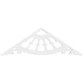 thumbnail image 2 of Ekena Millwork 36"W x 12"H x 1"P (8/12) Pitch Wagon Wheel Architectural Grade PVC Gable Pediment, 2 of 5