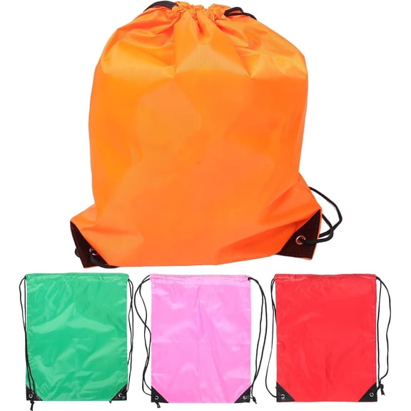 NovaBreeze Drawstring Backpacks Multicolor (4 Pieces)