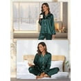 thumbnail image 6 of Pajamas for Women: Syphoria Womens Pajamas, Two-Piece Long Sleeve with Long Pajama Pant Set Button Down Lounge Sets for Women, 6 of 6