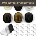 thumbnail image 3 of SDFGTstore 4/6/8/12pcs Hat Rack Baseball Caps Support Hat Display Stand Hat Organizer Shelf, 3 of 12