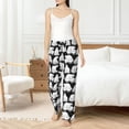 thumbnail image 4 of Fotbe Cute Cartoon Polar Bear Pantalones de Pijama para Mujer, Pantalones de Dormir, Pantalones Pj con Cordón y Bolsillos-Small, 4 of 6