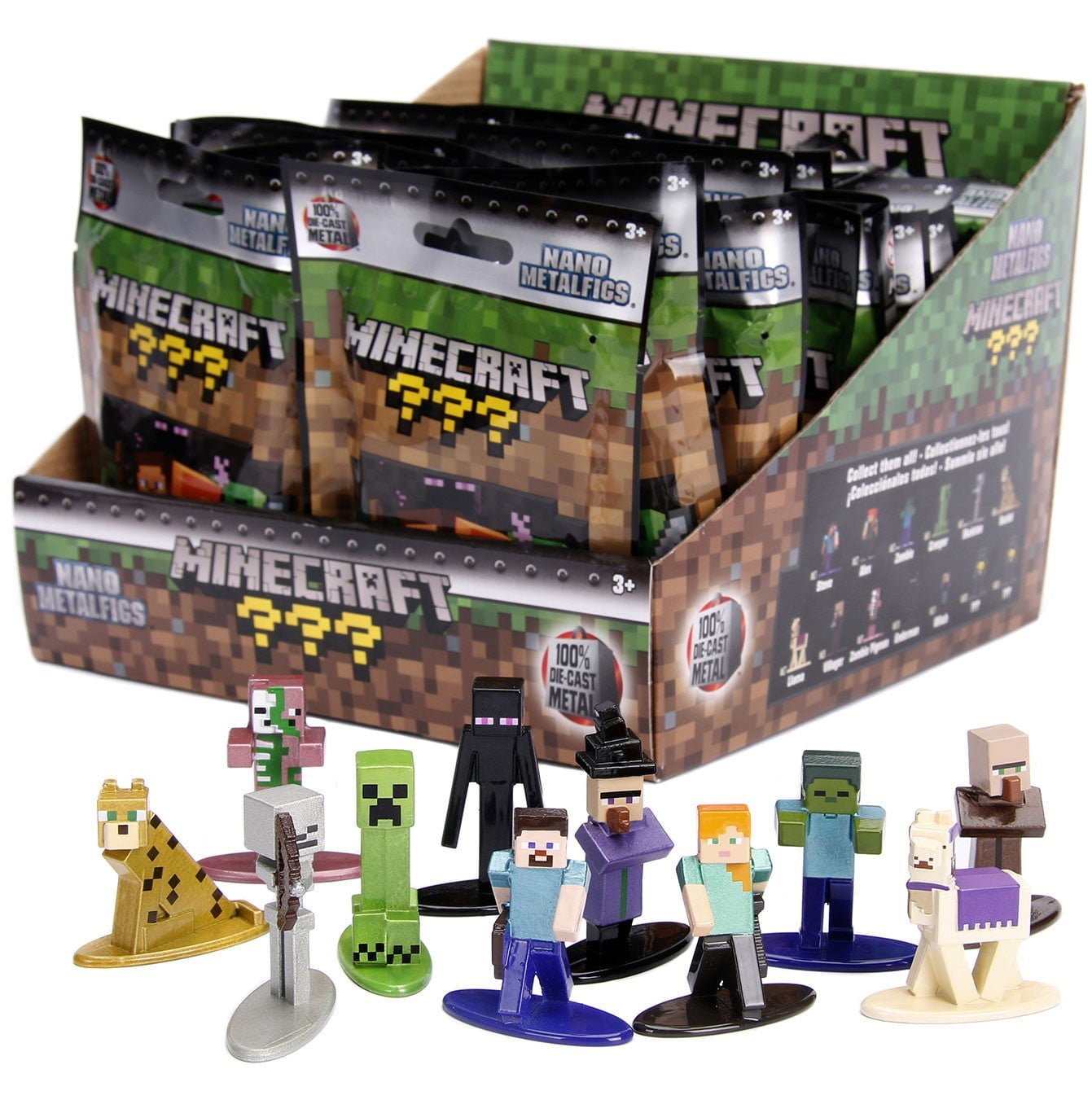 Minecraft M Figs Series 1 Mystery Box 24 Packs Walmart Com