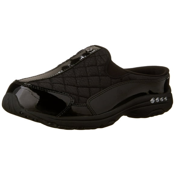Easy Spirit womens Traveltime12 Mule, Black 966, 8 X-Wide US
