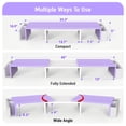 thumbnail image 3 of Desk Dual Monitor Stand Riser With Drawer  Purple, 3 of 7