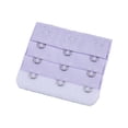 thumbnail image 1 of ziyahi Extension Strap Bra Extender Buckle 3 Hook Women Accessories Practical Elastic Multicolor Clips Tight 3 Rows Underwear light purple, 1 of 6
