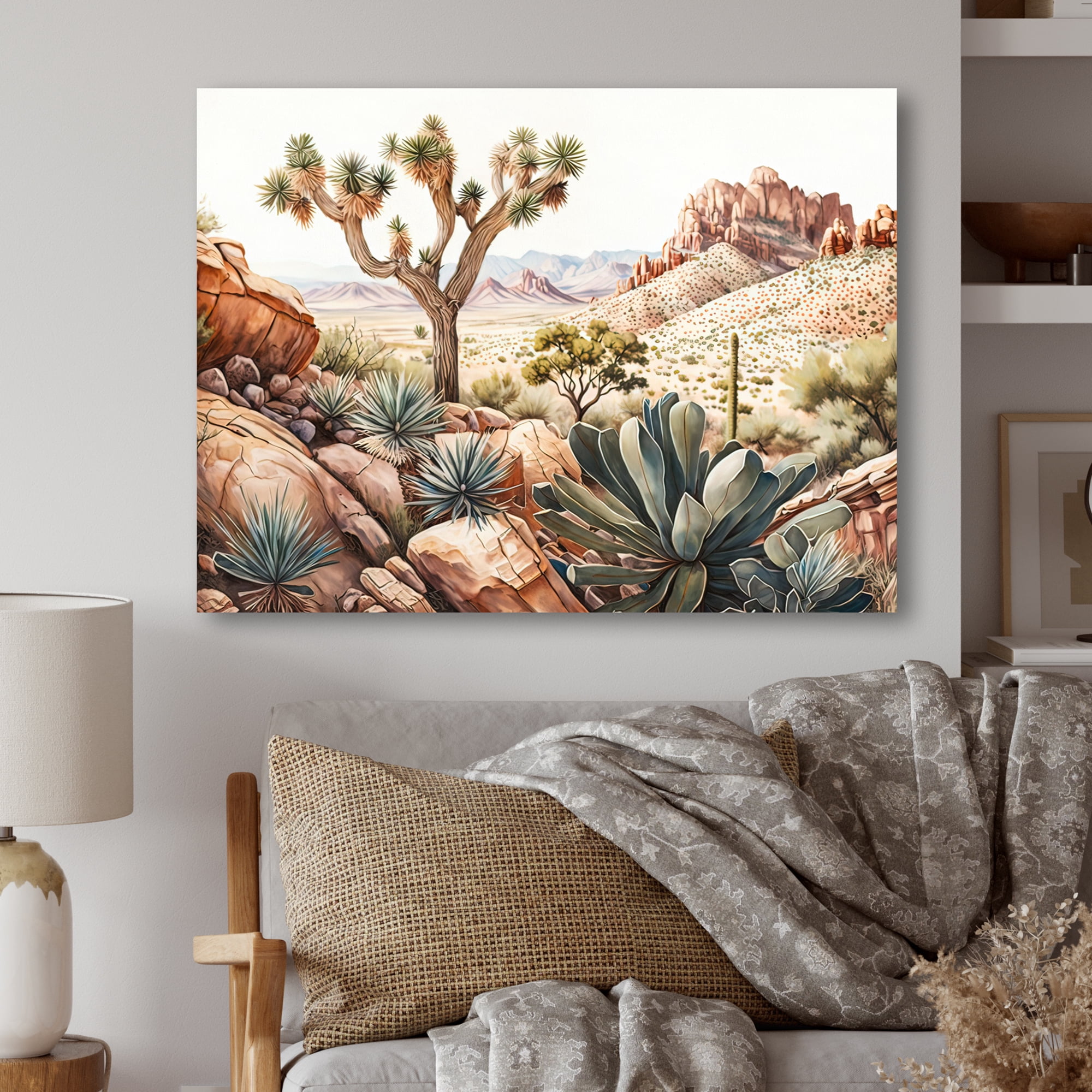 Designart Arizona Desert I Canvas Wall Art