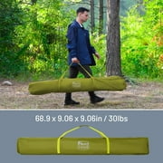 TIMBER RIDGE 4 Person Instant Pop Up Hub Tent, Easy 60 Second Setup, Weather Resistant Camping Family Cabin Tent with Rain Fly and Carry Bag for Camping Hiking Outdoor Travel, Green