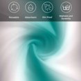 thumbnail image 5 of Gray Teal Green Cloth Napkins, Modern Gradient Geometric Washable and Reusable Dinner Napkins Set of 8, Table Napkin for Kitchen Party Birthday Wedding Hotel Housewarming 20"x20", 5 of 8