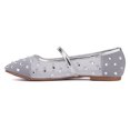 thumbnail image 3 of Olivia Miller Women's Eternity Rhinestone Mesh Flats, 3 of 8