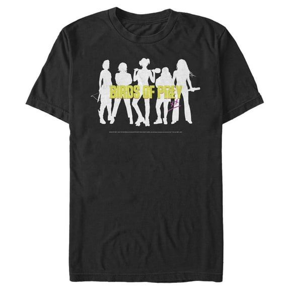 Men's Birds of Prey Harley Quinn's Team  Graphic Tee Black Large