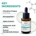 thumbnail image 3 of HGF Advanced aqua based Peptide Face Serum | Nonapeptide | Alpha arbutin | Hyaluronic based Face Serum for Pigmentation & Even Skin Tone - 30 ml | For All Type Skin, 3 of 5