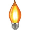 thumbnail image 4 of 4W C15 LED - Satin Spun - Amber - Medium base - 2100K - 240 Lumens - 120V - 6-Pack, 4 of 12