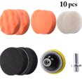 thumbnail image 2 of Bangcool Car Polishing Tool Set Professional Car Waxing Sponge Suction Cup Drill Adapter, 2 of 10