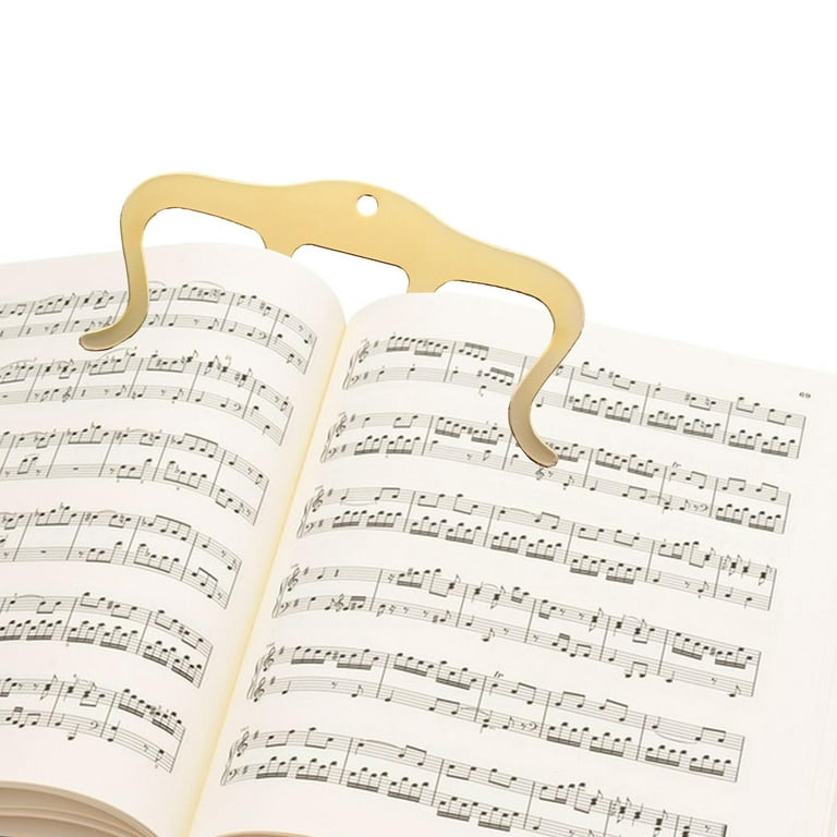  Music Book Metal Clip Pack of 4 Book Page Holder for Reading 4  Colors Book Opener Piano Sheet Book Accessories Portable Book Open Holder  Fit Most Books for Book Lovers