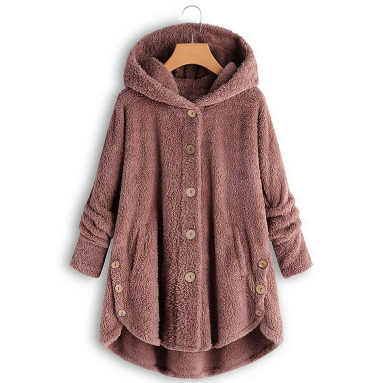 FAVIPT 2024 Women Winter Jackets,Women's Winter Horn Buttons - Main Image