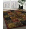 thumbnail image 3 of Ahgly Company Machine Washable Indoor Rectangle Abstract Night Red Area Rugs, 7' x 9', 3 of 7