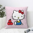 thumbnail image 3 of Hello Kitty Throw Pillow Cover Decoration Pillow Case Cushion for Home Sofa Couch 18"x18", 3 of 7