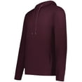 thumbnail image 2 of Holloway B30964533 Eco Revive Ventura Soft Knit Hoodie, Maroon - Small, 2 of 2