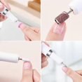 thumbnail image 5 of Electric Nail Files 15000RPM Rechargeable Nail Drill Machine, White, 5 of 5