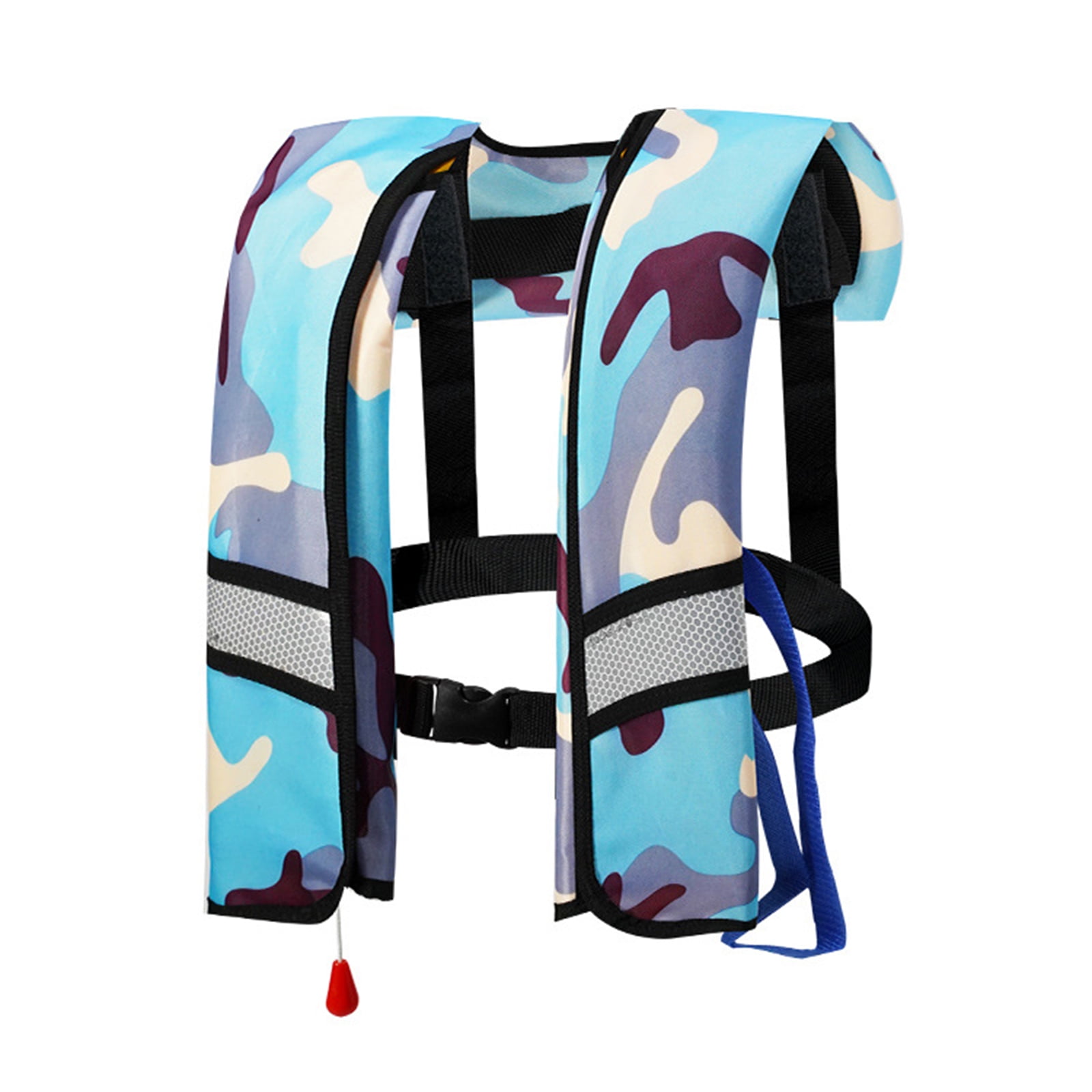 XunW Inflatable Life Jacket Automatic Manual Inflatable Nylon Life