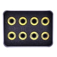 thumbnail image 1 of Mosiee 8 Pcs Roulements de Skateboard 608Rs Abec-11 Entretoise Intégrée Roulement Longboard, 1 of 9