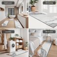 thumbnail image 5 of White Gray Rose Gold Marble Pattern Kitchen Rugs Sets Of 3,Kitchen Runner Rugs Non Skid Washable,Decorative Kitchen Floor Mats for Kitchen,Sink,Laundry,17"x30"+ 17"x47" + 17"x59", 5 of 6