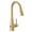 Brushed Gold, variant on Moen Spot Resist Stainless One-Handle Pulldown Kitchen Faucet