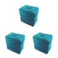 thumbnail image 1 of tamizeot Inflatable Foot Rest 3 Layers Foot Stool Foot Rest Pillow for Travelling Light Blue 40 x 30 x 43cm 3Set, 1 of 6