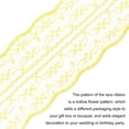 thumbnail image 4 of Unique Bargains 1.8' Wide 11 Yard Lace Ribbon Floral Pattern Light Yellow Lace Trim Ribbon for Gift Wrapping, Wedding Decor, 4 of 6