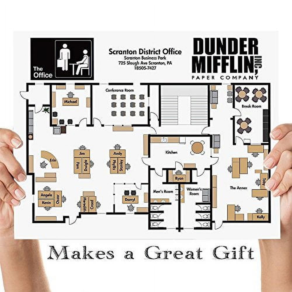 Maps Mania: The Dunder Mifflin Office
