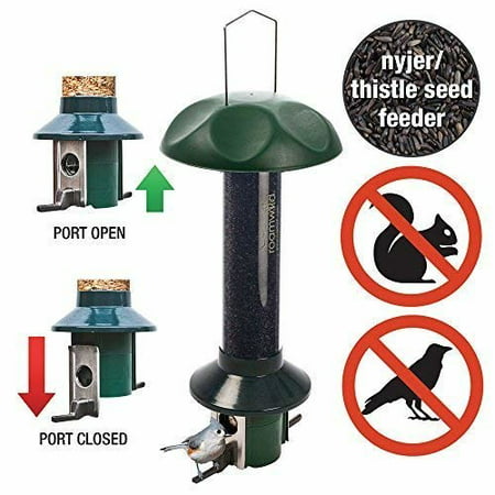 Roamwild PestOff Squirrel Proof Bird Feeder Nyjer/Thistle Finch Seed