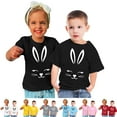 thumbnail image 6 of 3-14 Years Easter Shirts for Girls Boys,Cute Toddler Rabbit Shirt,Casual Summer Round Neck Happy Easter Short Sleeve Tee Tops Pullover ,Toddler Easter Bunny Shirts, 6 of 6