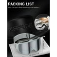 thumbnail image 6 of KAPVOE Ski Goggles Photochromic & Color - Anti-fog Magnetic Flip-Up Lens OTG UV400 Protection Helmet Compatible, 6 of 6