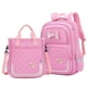 thumbnail image 2 of Bolsos escolares para niñas, 2Pcs mochila de estudiantes con lazo, Eleme, 2 of 3