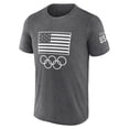 thumbnail image 2 of Men's Fanatics Heather Charcoal Team USA Podium T-Shirt, 2 of 3