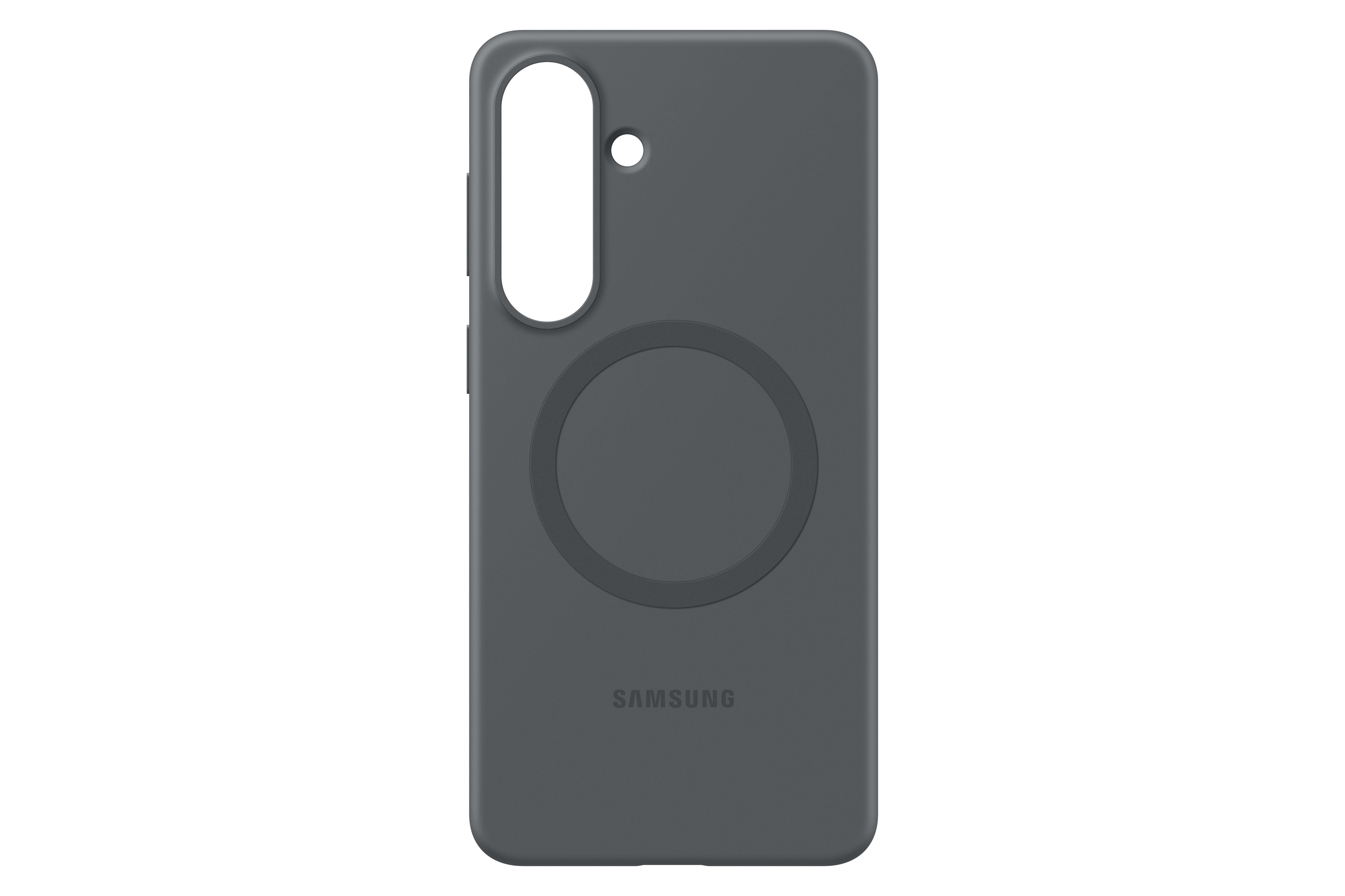 Samsung S26+ Silicone Magnet Phone Case, Black