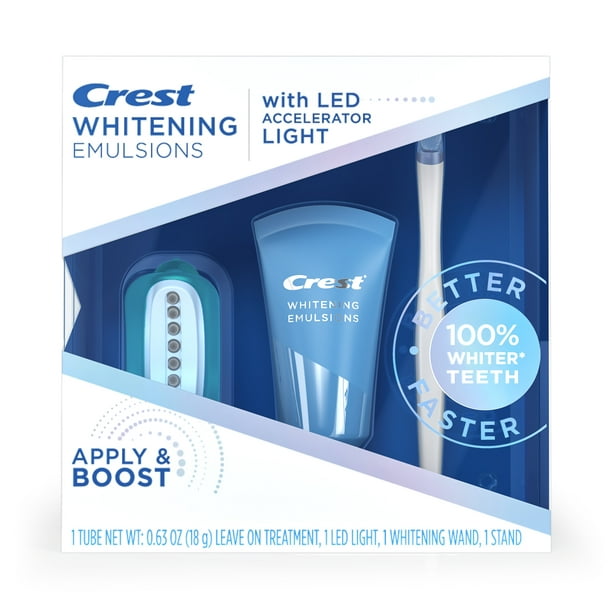 walmart.com | Crest Whitening Emulsions with LED Accelerator Light