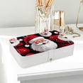 thumbnail image 6 of Santa Claus Necklace Organizer, Bracelet Holder, and Jewelry Boxes - Portable PU Leather with Removable Compartment, 6 of 6