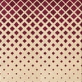 thumbnail image 1 of Ahgly Tapis d'Intérieur Lavable en Machine Carré Rouge Châtaigne Transitionnel, 8 Pieds Carré, 1 of 7