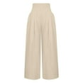 thumbnail image 4 of Lolmot Womens Sweatpants Comfy Loose Casual Wide Leg Joggers High-Waisted Pants With Pockets, 4 of 5