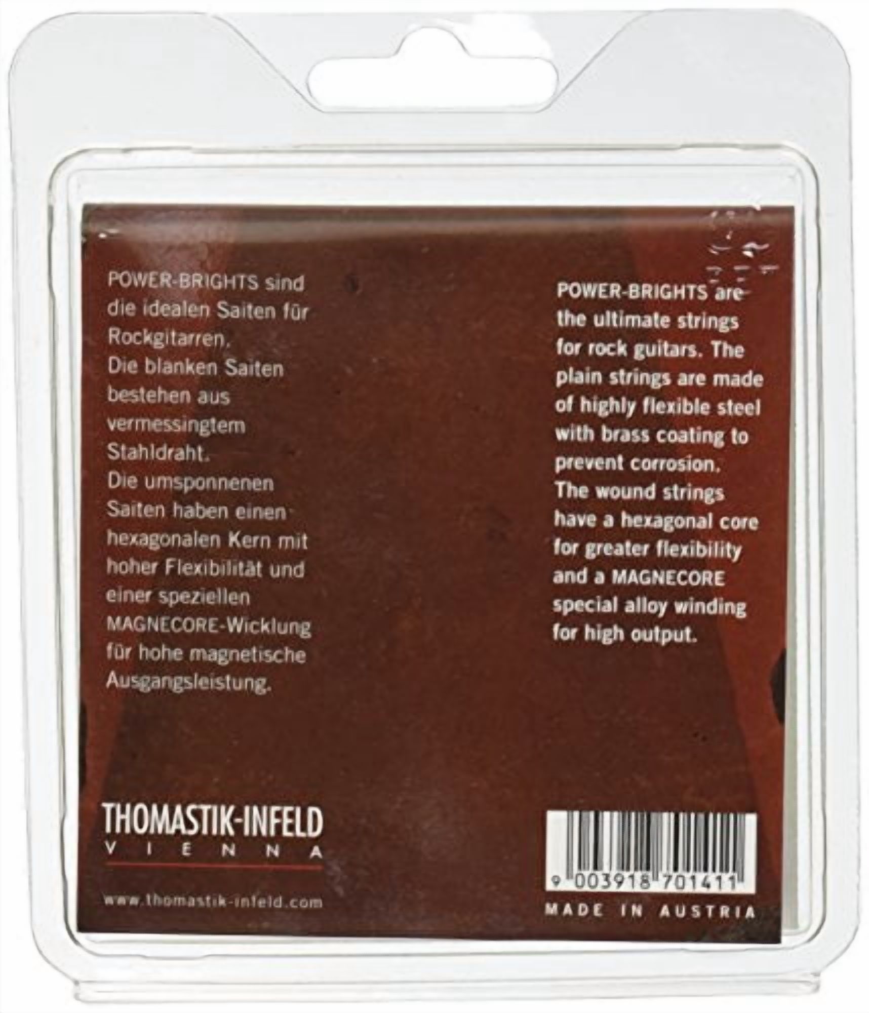 Thomastik Power-Brights Electric Guitar Strings Medium Light (10 - 45)