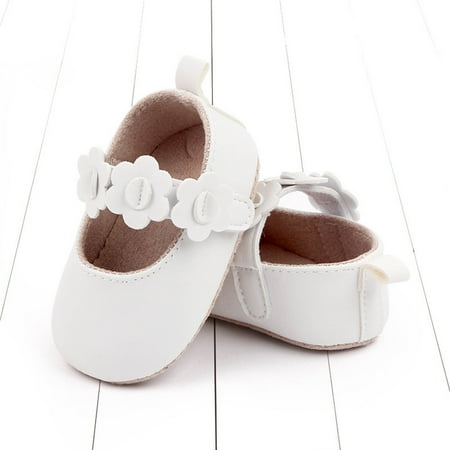 Floleo Clearance Toddler Shoes Baby Girls Cute Fashion Flowers Non-slip Soft Bottom Sandals