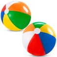 thumbnail image 1 of Pelotas de playa JOYIN, paquete de 2 juguetes inflables para piscina de 51 cm, 1 of 9
