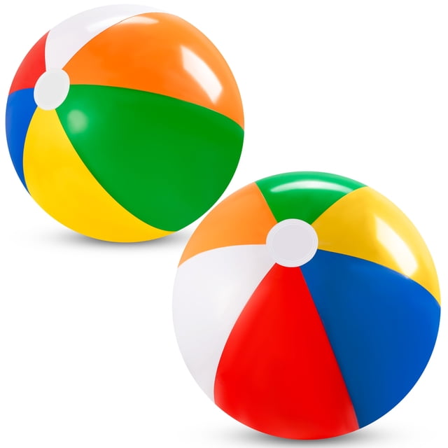 Pelotas de playa JOYIN, paquete de 2 juguetes inflables para piscina de 51 cm