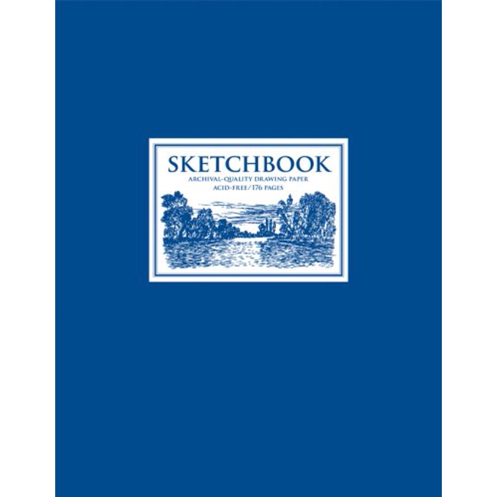 Sketchbook Blue Large Spiral