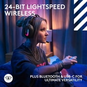 Logitech G Astro A20 X Lightspeed Wireless Gaming Headset for PS5, Xbox, Switch, PC, Black